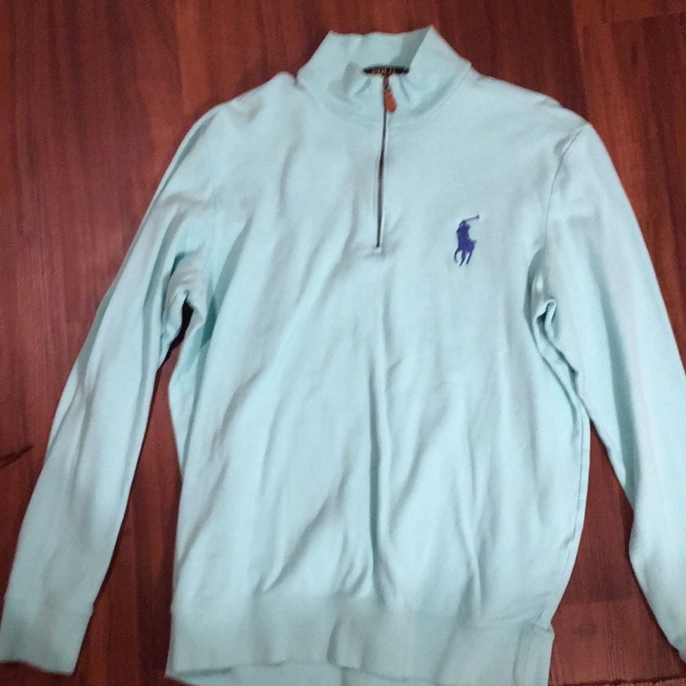 Ladies Polo 3/4 zip pullover. Never worn. Size M